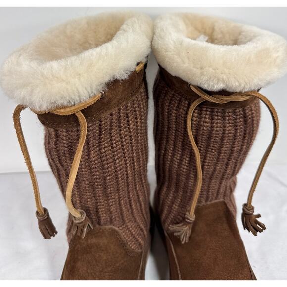 UGG Suburb Crochet Tall Boots, Women's Size 7 - Picture 6 of 8